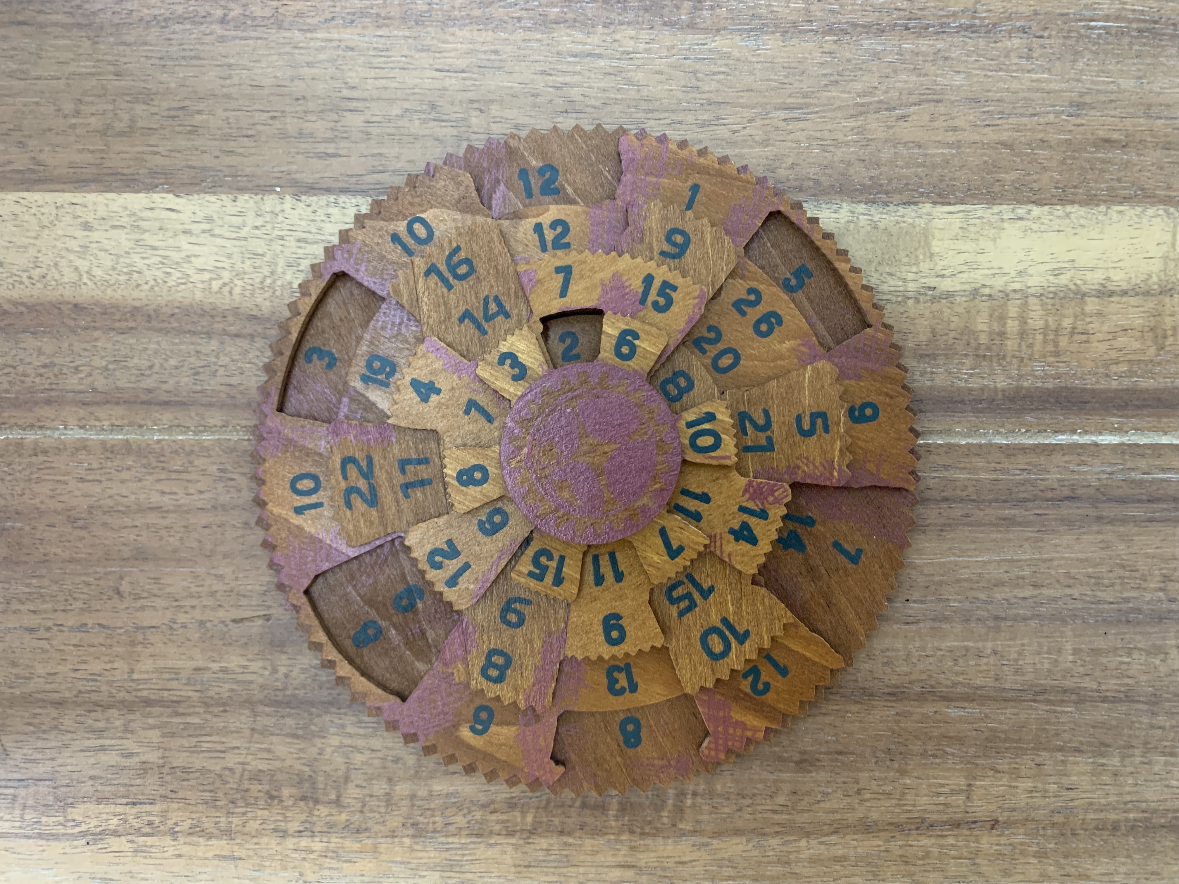 Starting position of the Grecian Computer puzzle